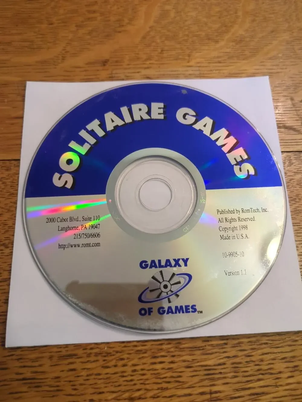 Galaxy Of Games - Solitaire Card Games (PC) - Compatible with Windows 3.1 & 95